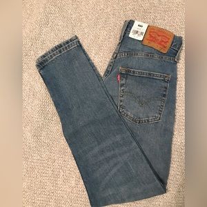 NWT Levi’s 512 Slim Taper Stretch Light Color Jeans